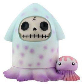 Furrybones Squeed Signature Skeleton in Squid Costume